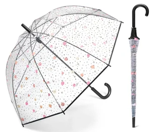 Przezroczysta Parasolka Happy Rain, Serduszka - Parasole - miniaturka - grafika 1