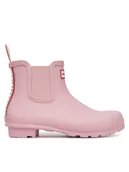 Kalosze damskie - Hunter Kalosze WFS2354RMA Różowy - miniaturka - grafika 1