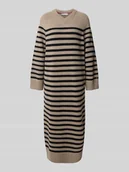 Sukienki - Sukienka casulowa o prostym kroju z mieszanki wełny i kaszmiru - miniaturka - grafika 1