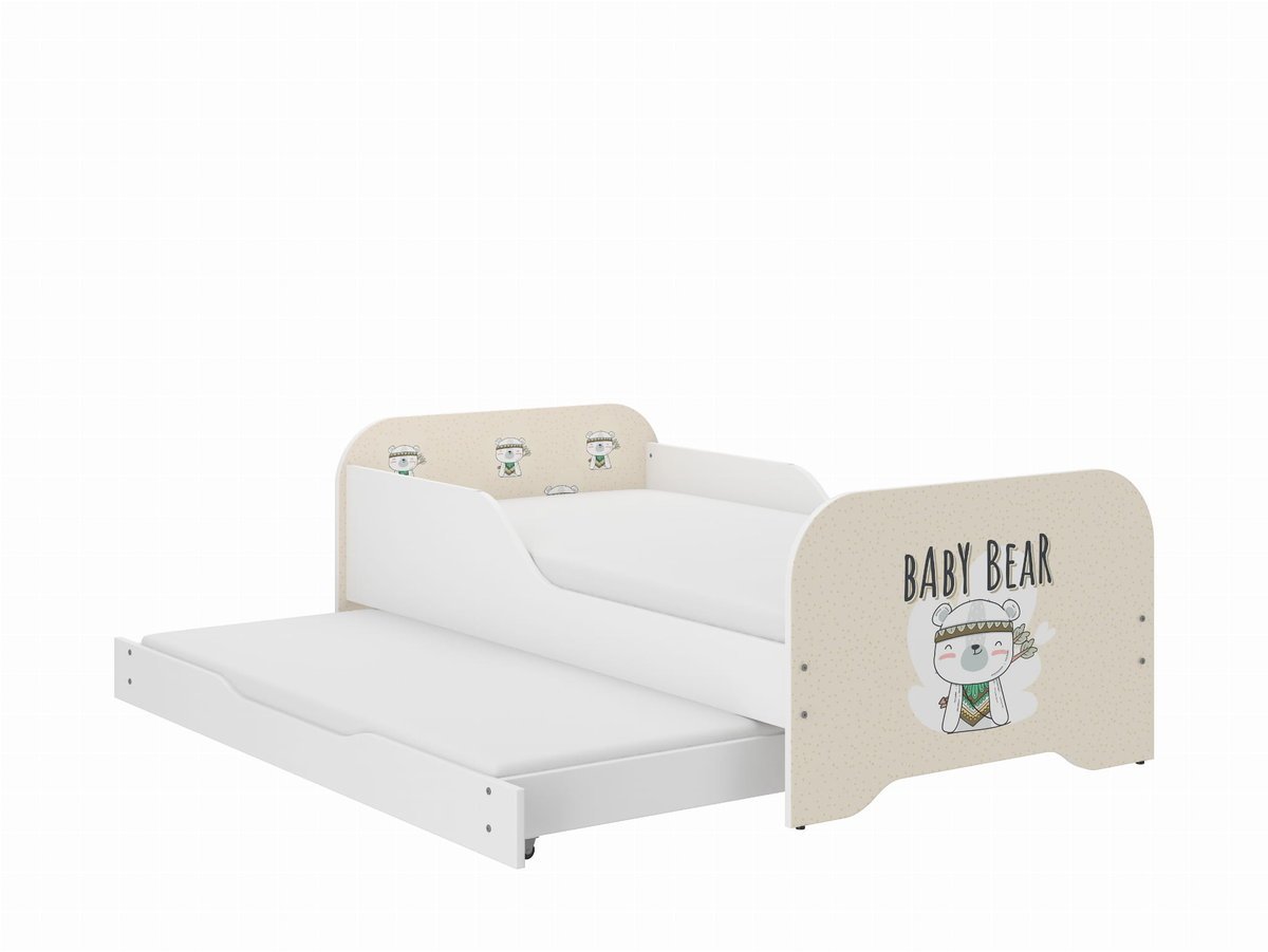 Łóżko dziecięce MIKI 160x80 BABY BEAR z funkcją spania
