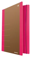 Teczki i skoroszyty - Donau Teczka z gumką kartonowa A4 500g LIFE różowa /2060001FSC-30/ DN1163-8 - miniaturka - grafika 1