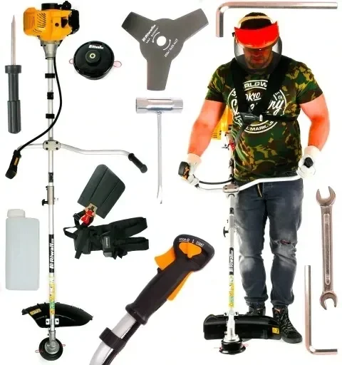 Najmocniejsza Kosa Podkaszarka Spalinowa +Olej STIHL Wykaszarka Riwall