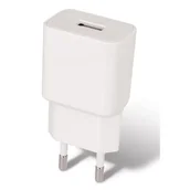 Ładowarki do telefonów - Setty Ładowarka sieciowa USB 2,4A biała 197844 - miniaturka - grafika 1