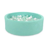 Suche baseny - Suchy basen minky H-30 cm z piłkami 200szt.- miętowy - miniaturka - grafika 1