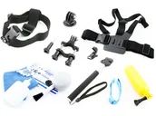 Paski, szelki, uprzęże foto - Zestaw Akcesoria Do Kamer Gopro Hero 4 3 3+ 2 1 / Sjcam Sj4000 Sj5000 - miniaturka - grafika 1