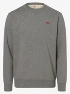 Bluzy męskie - Levi's Męska bluza nierozpinana Mężczyźni Bawełna szary marmurkowy, S - miniaturka - grafika 1