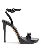 Sandały damskie - Aldo Sandały Berolden 13812166 Czarny - miniaturka - grafika 1