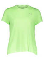 Koszulki sportowe damskie - Puma Koszulka funkcyjna "Run Favorite Heather" w kolorze zielonym - miniaturka - grafika 1