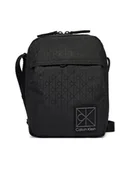 Nerki - Calvin Klein Saszetka Utility Emblem Reporter LV04D3303G Czarny - miniaturka - grafika 1