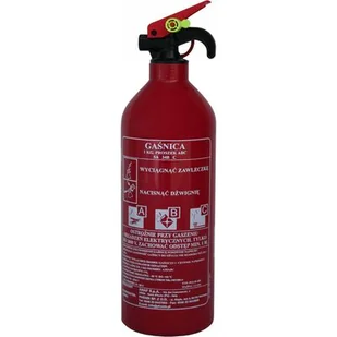 Gaśnica proszkowa typ GP-1 B ABC 1 kg bez wieszaka - Akcesoria motoryzacyjne - miniaturka - grafika 1