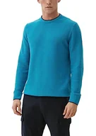 Kurtki męskie - s.Oliver Bernd Freier GmbH & Co. KG Męska kurtka dzianinowa, niebiesko-zielona, 3XL, Niebieski zielony, 3XL - miniaturka - grafika 1