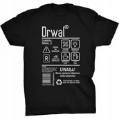 Koszulki męskie - Drwal Etykieta Koszulka Prezent Dla Drwala - miniaturka - grafika 1