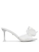 Klapki i japonki damskie - Aldo Klapki Cinderellamule 14008308 Biały - miniaturka - grafika 1