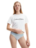 Majtki damskie - Calvin Klein Damskie Majtki Stringi Thong Blue 000Qd3751E V7J Xs - miniaturka - grafika 1