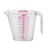 Pozostałe akcesoria kuchenne - Dzbanek plastikowy z miarką 1 l transparentny - miniaturka - grafika 1