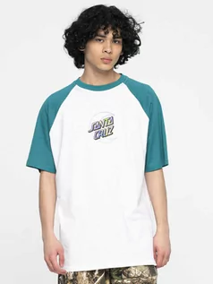 Koszulki dla chłopców - Santa Cruz Holo Moon Dot VERDIGRIS WHITE koszulka męska - XL - grafika 1