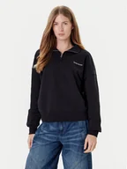 Bluzy damskie - Guess Jeans Bluza W5YQ09 K68I4 Czarny Regular Fit - miniaturka - grafika 1