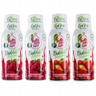 Syropy i koncentraty owocowe - FruttaMax Zestaw 4 syropów 2x Malina + 2x Truskawka - miniaturka - grafika 1