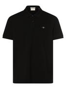 Koszulki męskie - Gant - Męska koszulka polo, czarny - miniaturka - grafika 1