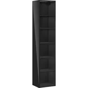 Szafki łazienkowe - Mexen Box-A korpus słupka łazienkowego 35 cm, czarny połysk - 91AX1-1600-300-1-70 - miniaturka - grafika 1