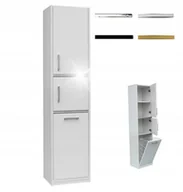 Szafki łazienkowe - Szafka Łazienkowa stojąca z koszem szer. 30cm Producent Kod: 275K - miniaturka - grafika 1