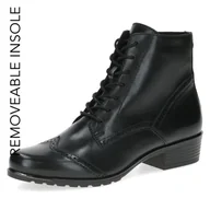 Botki damskie - Wygodne botki czarne Kelli [25111-43-022] [Rozmiar: 37,5] - miniaturka - grafika 1