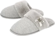 Kapcie damskie - esmara® Kapcie damskie (Szary, 37) - miniaturka - grafika 1