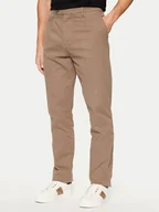 Spodnie męskie - Guess Spodnie materiałowe M4BB27 WGHA1 Beżowy Slim Fit - miniaturka - grafika 1