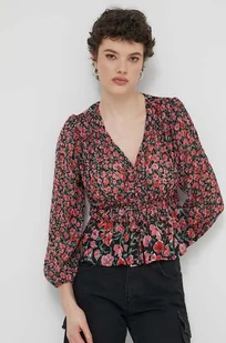 Desigual koszula ZOÉ damska kolor czarny regular 24SWBW17 - Koszule damskie - miniaturka - grafika 1
