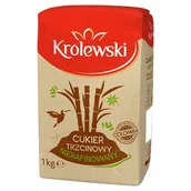 Cukier i słodziki - Cukier Królewski, cukier trzcinowy kryształ, 1 kg - miniaturka - grafika 1