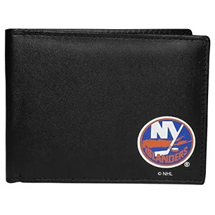 NHL Siskiyou Sports męski New York Islanders dwukrotny portfel jeden rozmiar czarny - Portfele - miniaturka - grafika 1