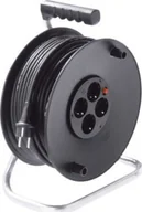 Gniazdka elektryczne - Bachmann BACHMANN Zwijacz AC230V 4-kanałowy Schuko, 50m, 50m, 50m - miniaturka - grafika 1