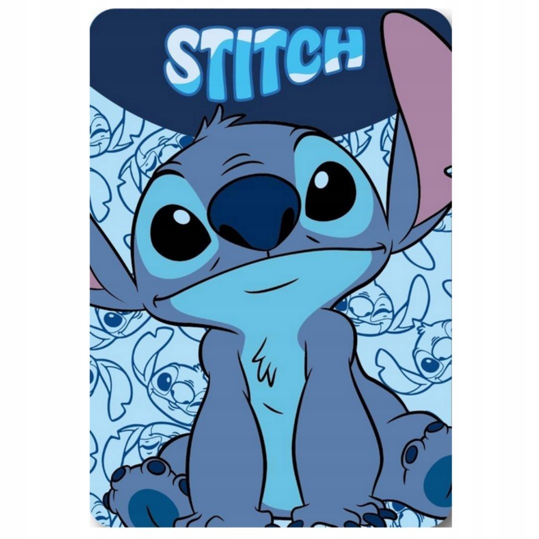 Stitch koc polarowy licencjonowany miękki ciepły dla dzieci