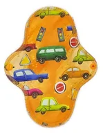 Podpaski - ŚREDNIA M Podpaska wielorazowa bambusowa - Auta - miniaturka - grafika 1