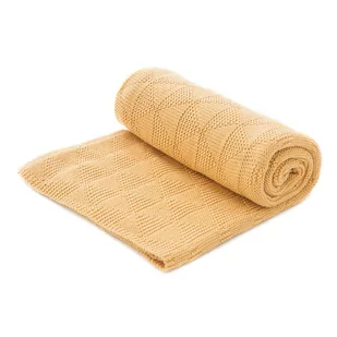 MY BAG'S My Bag's Kocyk bawełniany ochre - Koce i narzuty dla dzieci - miniaturka - grafika 2