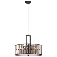 Lampy sufitowe - Elstead Lighting Iskrząca kryształowa lampa wisząca Gemma - miniaturka - grafika 1
