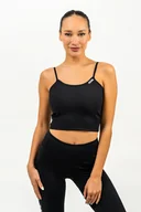 Bielizna sportowa damska - Biustonosz damski Nebbia 3/4 Bra with high impact 474 black XS - miniaturka - grafika 1