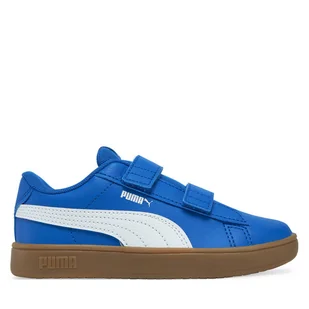 Sneakersy Puma Rickie Classic V 394253 17 Niebieski - Buty dla dziewczynek - miniaturka - grafika 1