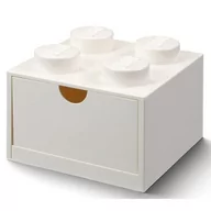 Pojemniki na zabawki - Lego Desk Drawer 4 White - miniaturka - grafika 1