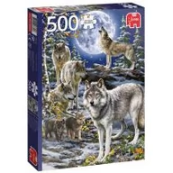 Puzzle - Jumbo Puzzle 500 PC Wataha wilków G3 - miniaturka - grafika 1