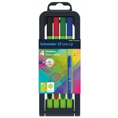 Cienkopisy - Schneider Zestaw cienkopisów Line-Up, 0,4mm, stojak, 4 szt., miks kolorów SR191094 - miniaturka - grafika 1