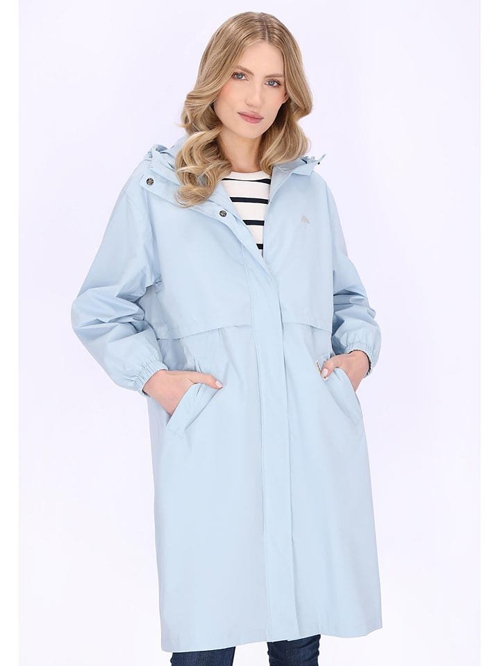 Schmuddelwedda Parka w kolorze błękitnym