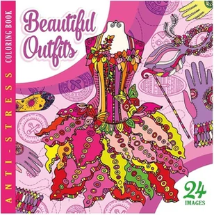Kolorowanka antystresowa 200x200 12 Beautiful Outf Nowa - Poradniki hobbystyczne - miniaturka - grafika 2