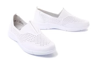 Półbuty damskie - RIEKER SNEAKER N2125-80 white, półbuty sportowe damskie - Rieker - grafika 1