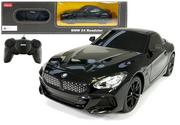 Zabawki zdalnie sterowane - Import LEANToys Auto R/C BMW Z4 Roadster Rastar 1:24 Czarne 4664 - miniaturka - grafika 1