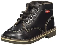 Kozaki damskie - Kickers Unisex dziecięce kozaki Bonzip, brązowy - Braun Marron Fonce Perm 92-39 eu - miniaturka - grafika 1
