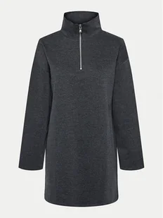 Pieces Sukienka dzianinowa 17152929 Szary Loose Fit - Sukienki - miniaturka - grafika 1