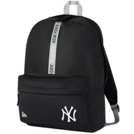 Plecaki - New Era MLB Stadium Bag Leisure Tech New York Yankees Backpack 60240083, Czarne Plecak, pojemność: 17 L - miniaturka - grafika 1