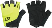 Rękawiczki rowerowe - Giro Bravo Gel rękawice rowerowe krótkie czarne 2019, żółty, S (7) 7085644 - miniaturka - grafika 1