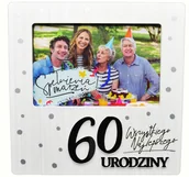 Ramki na zdjęcia - RAMKA NA ZDJĘCIE 60 URODZINY KUKARTKA - miniaturka - grafika 1
